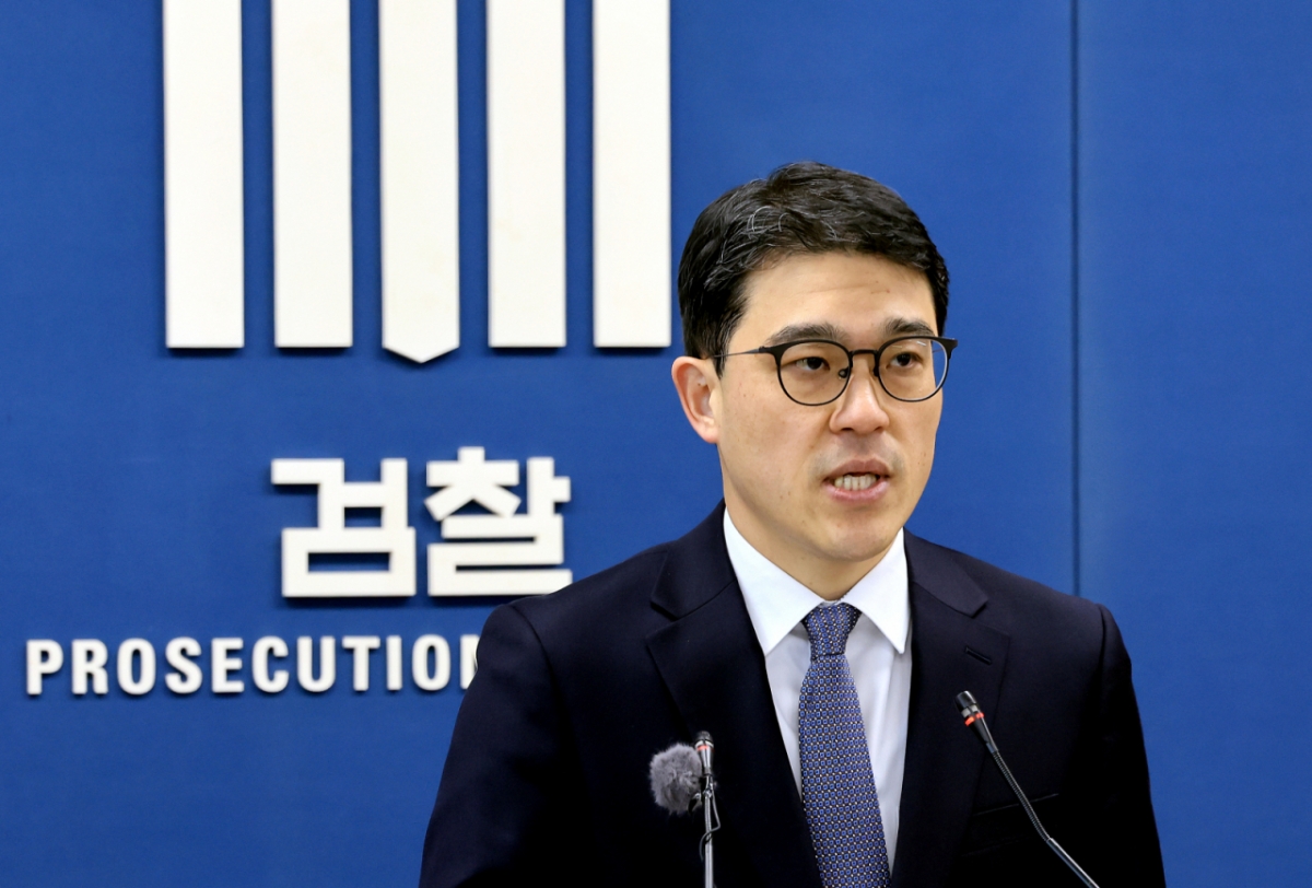 서울중앙지검 공정거래조사부 나희석 부장검사가 2일 서울 서초구 서울고검에서 서민경제 교란사범 집중 수사 결과에 대해 브리핑하고 있다. /사진=뉴스1