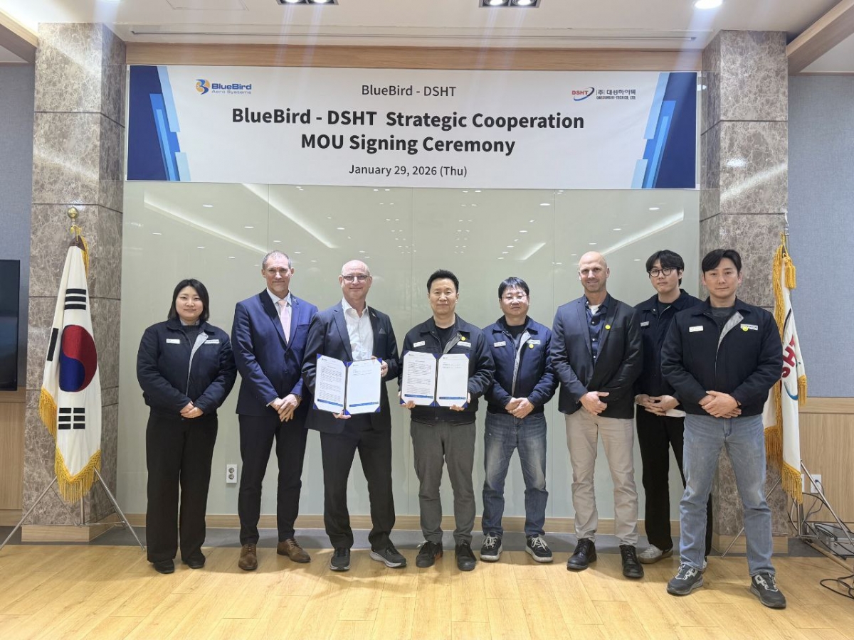 대성하이텍, 이스라엘 블루버드와 무인기사업 MOU 체결 - 뉴스 썸네일 이미지