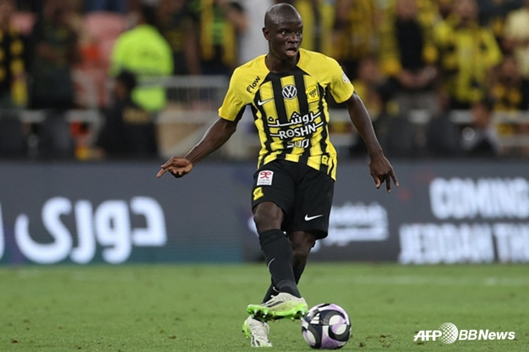 알 이티하드 시절의 은골로 캉테. /AFPBBNews=뉴스1