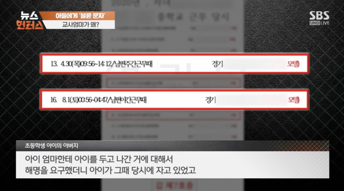 /사진=SBS 뉴스헌터스 갈무리