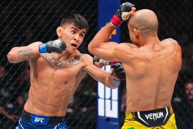 마리오 바리스타(왼쪽). /사진=UFC 제공