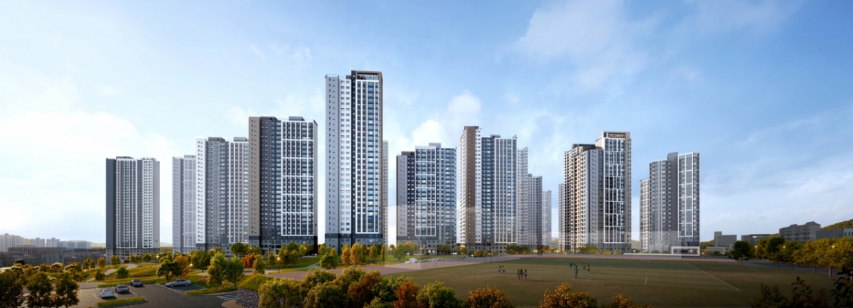 포레나더샵 인천시청역 조감도/사진제공=한화 건설부문