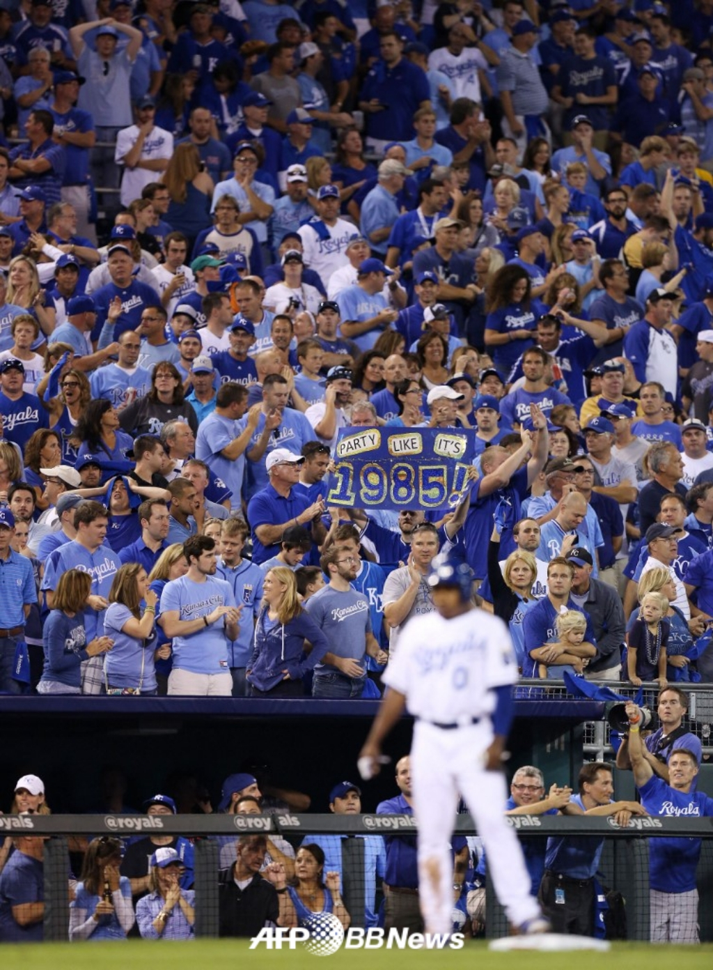 지난 2014년 캔자스시티 로열스에서 활약하던 시절 고(故) 테런스 고어의 모습. /AFPBBNews=뉴스1