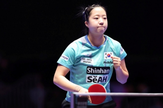 신유빈. /사진=대한탁구협회 제공