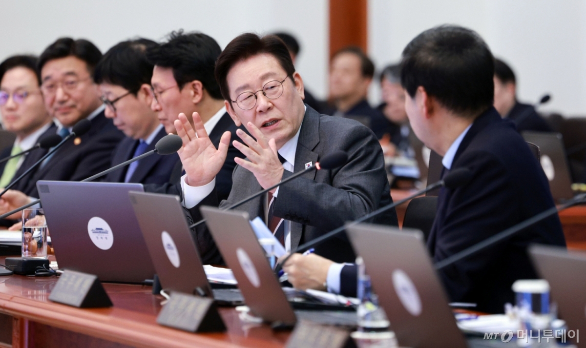 (서울=뉴스1) 허경 기자 = 이재명 대통령이 3일 청와대에서 열린 국무회의에서 발언하고 있다. (청와대통신사진기자단) 2026.2.3/뉴스1  Copyright © 뉴스1. All rights reserved. 무단 전재 및 재배포,  AI학습 이용 금지. /사진=(서울=뉴스1) 허경 기자