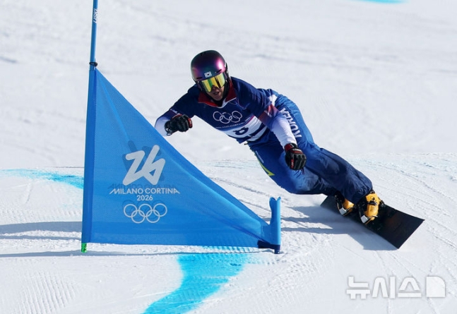 김상겸이 기문을 통과하고 있다. /사진=뉴시스