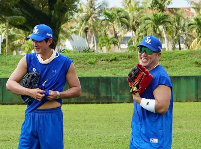 구자욱(왼쪽)과 최형우. /사진=삼성 라이온즈