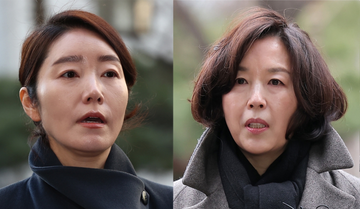  경찰이 5일'1억원 공천 헌금' 의혹을 받고 있는 강선우 무소속 의원(왼쪽)과 김경 전 서울시의원에 대해 구속영장을 신청했다./사진=뉴스1.