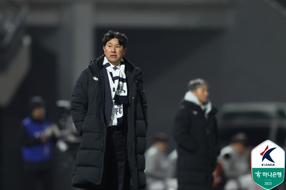 김도균 서울이랜드 감독. /사진=한국프로축구연맹 제공