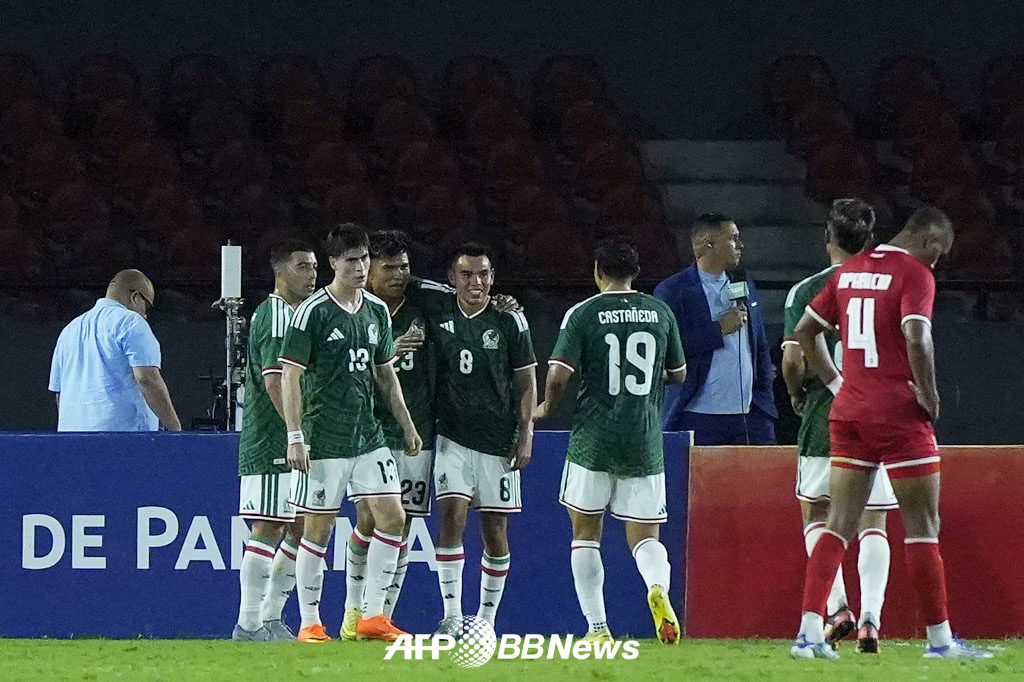 멕시코 축구대표팀. /AFPBBNews=뉴스1