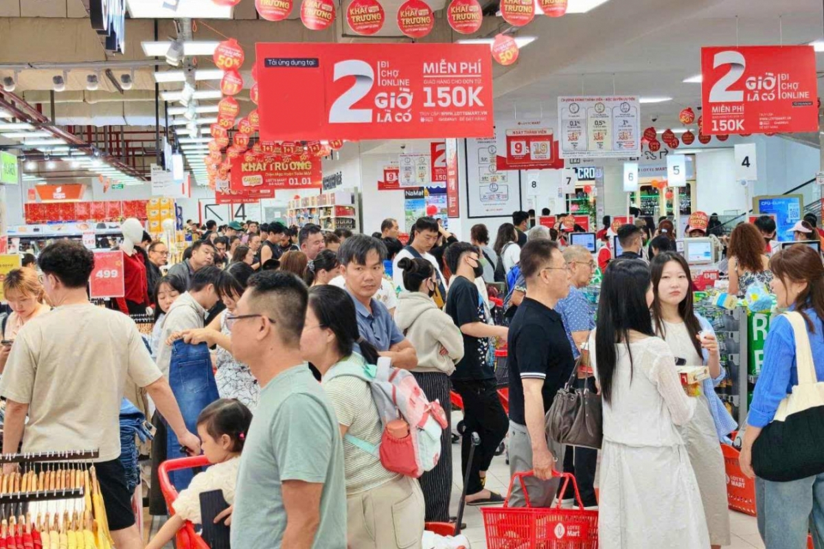 롯데마트 베트남 다낭점 매장 전경. /사진제공=롯데쇼핑