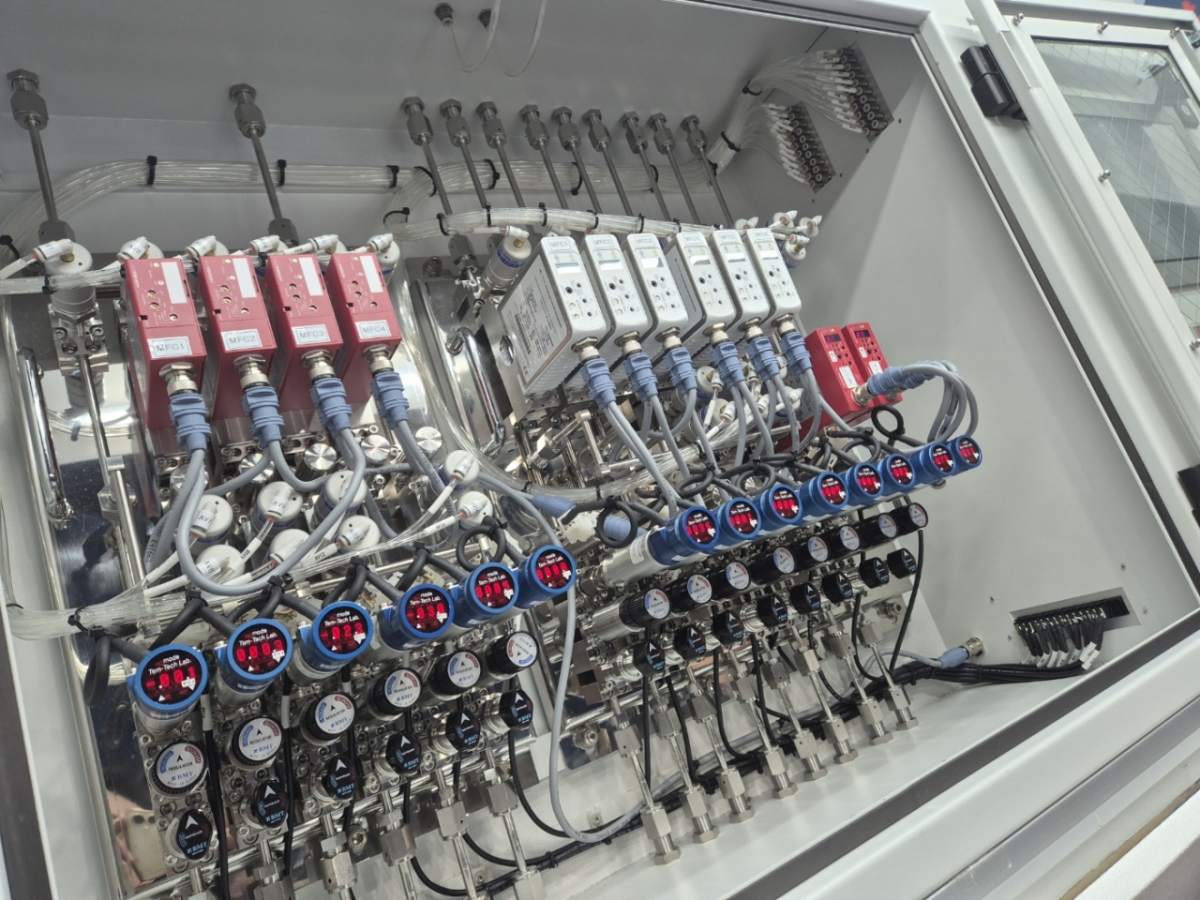 비엠티의 기술이 집약된 가스박스.