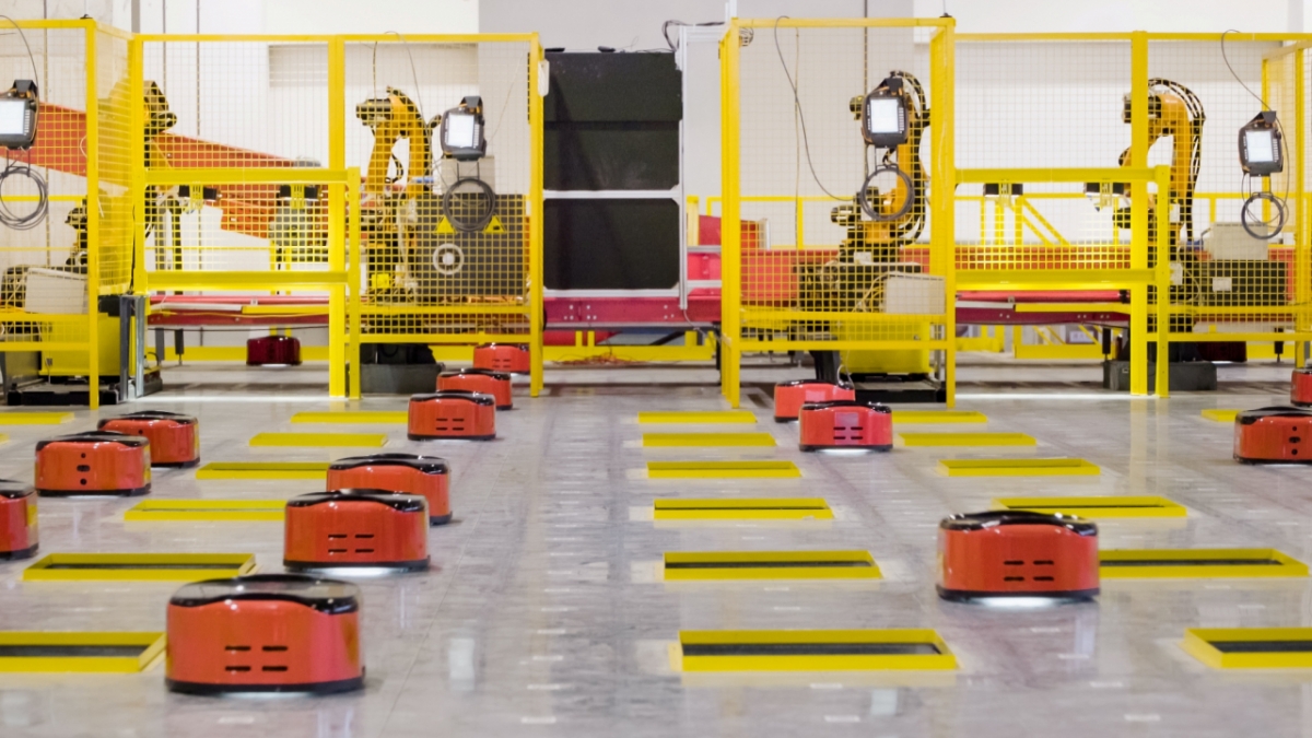 징둥닷컴 자동화 물류센터. /사진제공=11번가