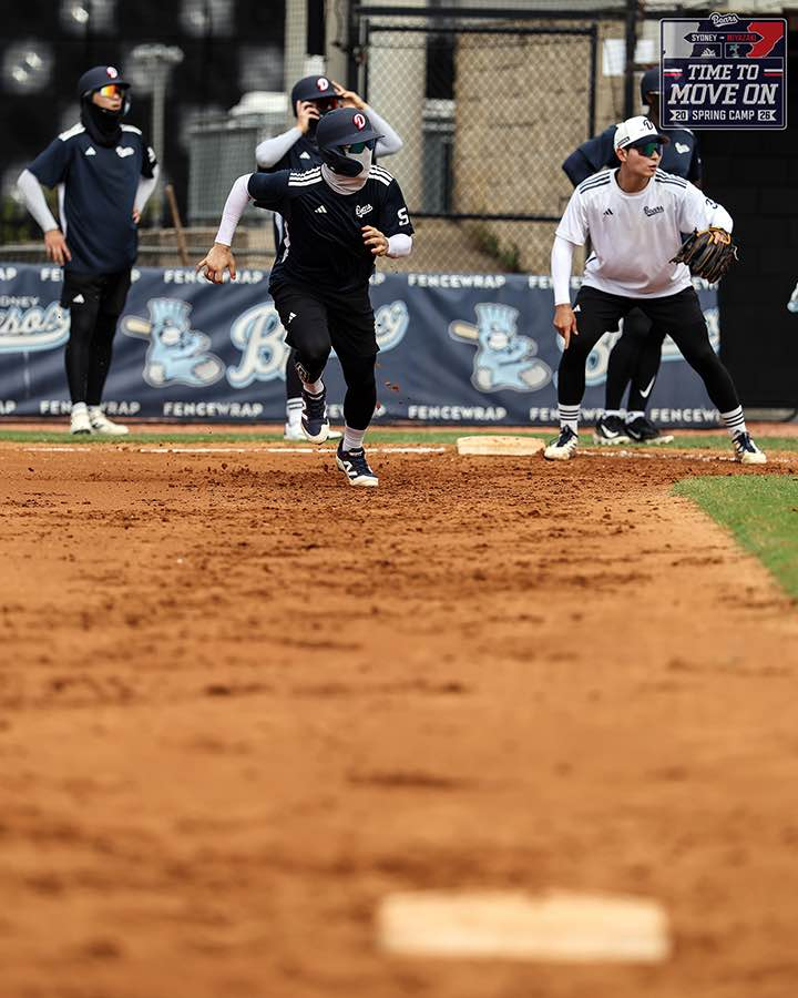 두산 베어스 선수들의 호주 시드니 스프링캠프 훈련 모습. /사진=두산 베어스 제공