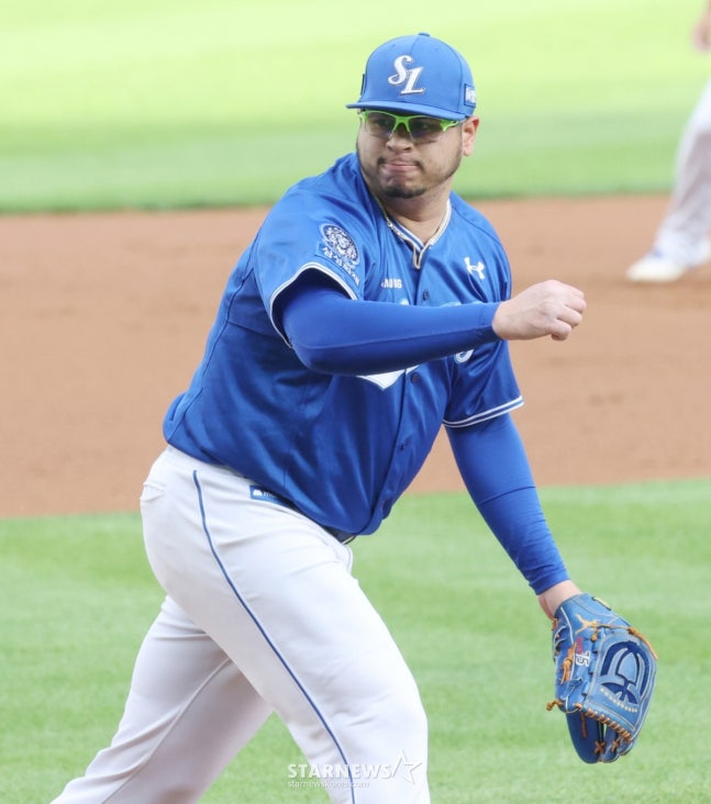 지난해 7월 후라도가 투구하는 모습. /사진=김진경 대기자