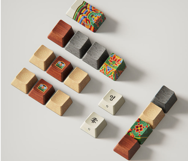 시이닷의 키캡, 사용자는 구매한 키캡을 보유한 기계식 키보드에 꼽아 '나만의 키보드'로 만들 수 있다/사진제공=시이닷