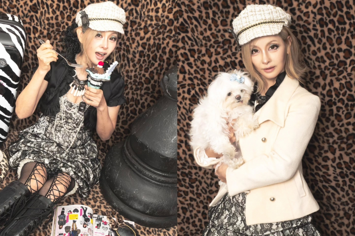 이미숙이 '갸루 메이크업'으로 파격 변신을 시도했다. /사진=인스타그램 갈무리