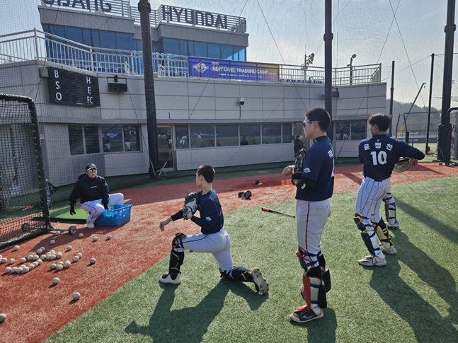 KBO Next-Level Training Camp 훈련 모습.