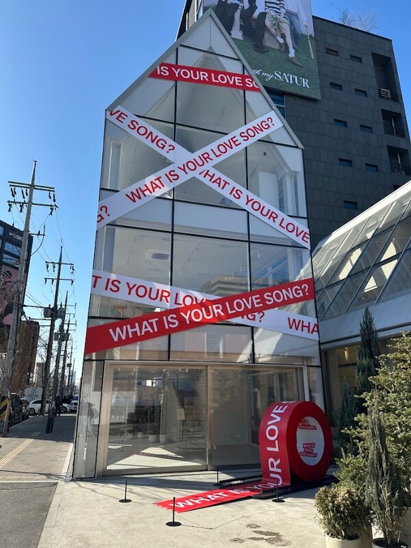 성수에 펼쳐진 방탄소년단 신보 프로모션. 사진제공=빅히트뮤직