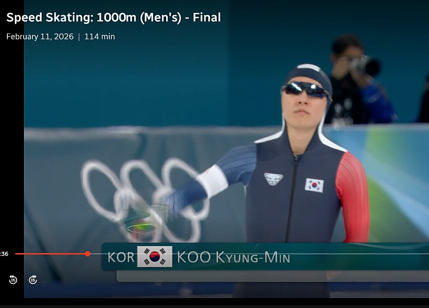 캐나다 공영방송 CBC의 동계올림픽 중계중 '한국 선수'를 '중국 선수'로 소개하는 장면 /사진제공=성신여대 창의융합학부 서경덕 교수팀