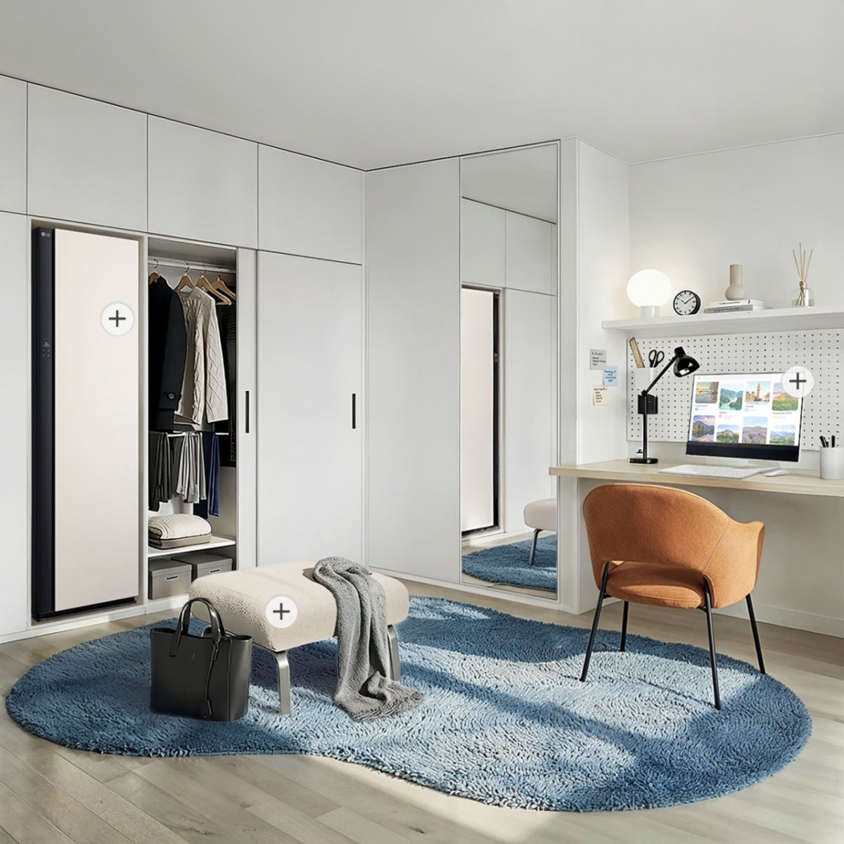 고객은 홈스타일을 통해 가전뿐 아니라 가구, 조명, 주방∙생활용품 등을 함께 구매하고 홈스타일리스트의 1대1 맞춤 컨설팅을 받을 수 있다./사진제공=LG전자