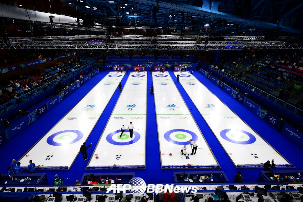 이탈리아 코르티나담페초의 코르티나 컬링 올림픽 스타디움. /AFPBBNews=뉴스1