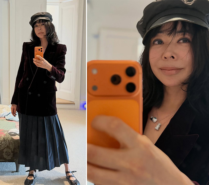 폐암 투병을 고백했던 화가 겸 방송인 이혜영이 전시회를 앞두고 건강에 이상이 생긴 근황을 전했다./사진=이혜영 인스타그램