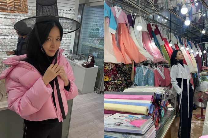 배우 이영애가 설 연휴를 맞아 전통시장을 찾은 근황을 전했다. /사진=이영애 인스타그램