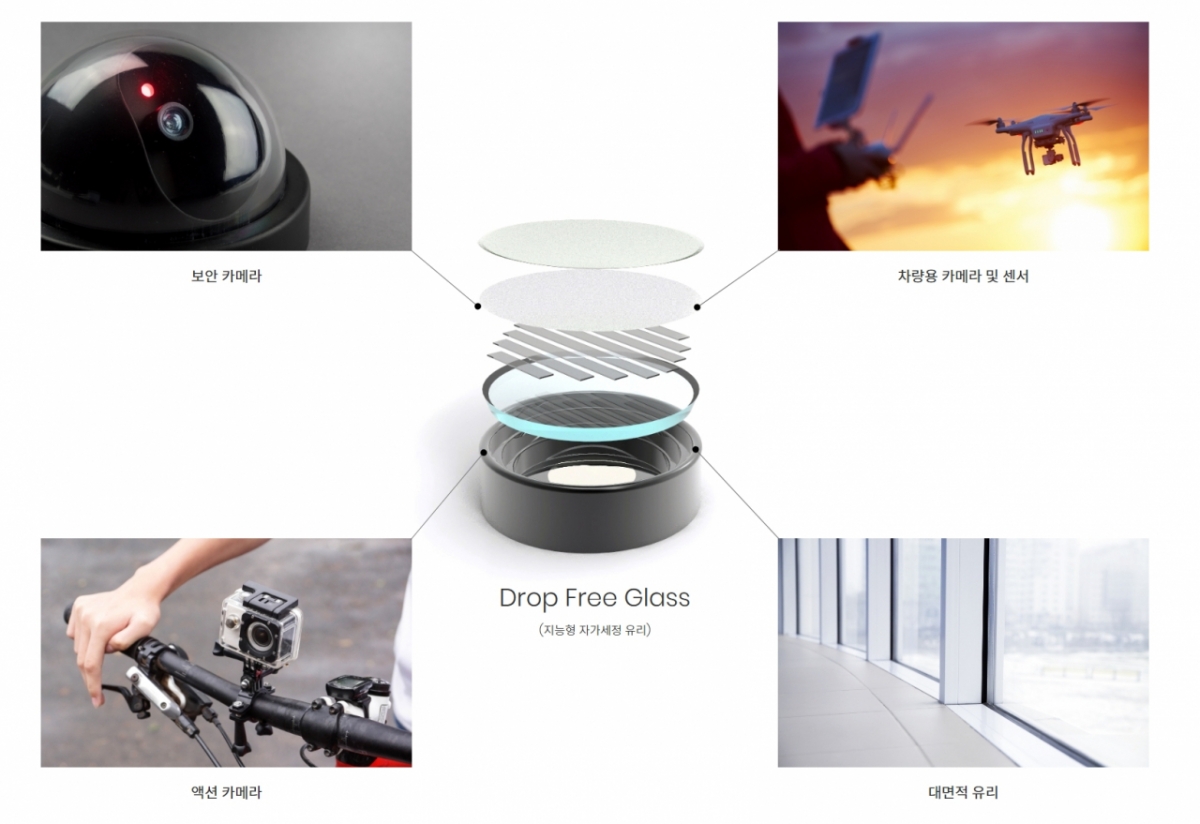 마이크로시스템의 대표 제품 '지능형 자가세정 유리' /사진=마이크로시스템