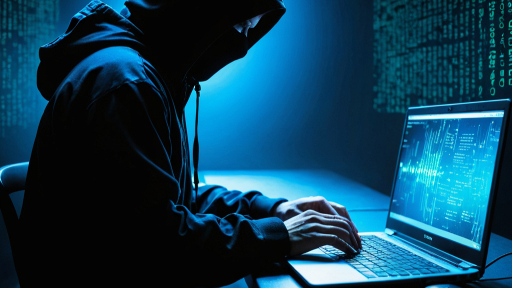 랜섬웨어 해킹 공격 이미지