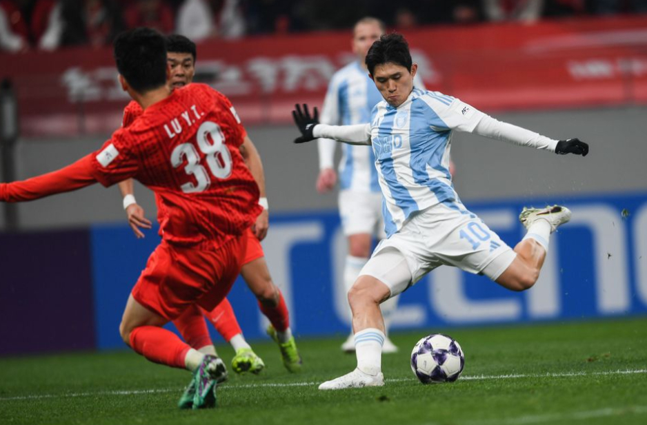 18일 열린 울산 HD와 상하이 포트의 AFC 챔피언스리그 엘리트 경기 모습. /사진=AFC 제공