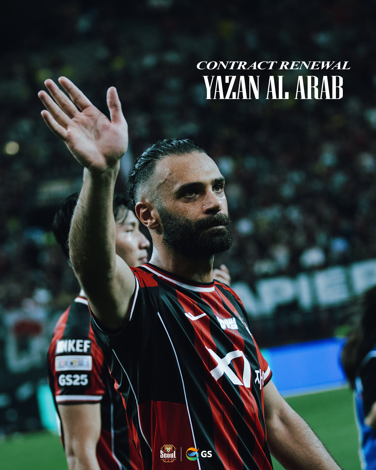 FC서울과 재계약한 야잔. /사진=FC서울 제공