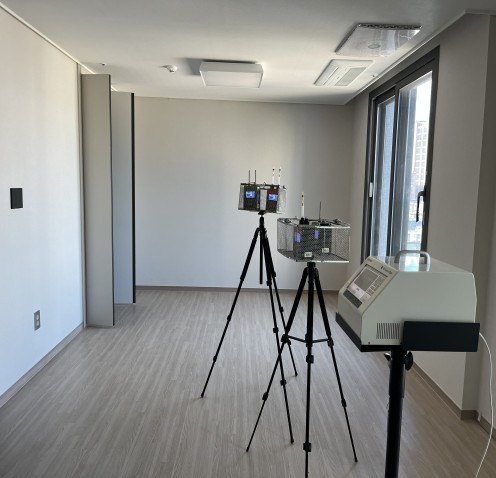 신축공동주택 실내공기질 오염도 검사 사진 /사진제공=서울시