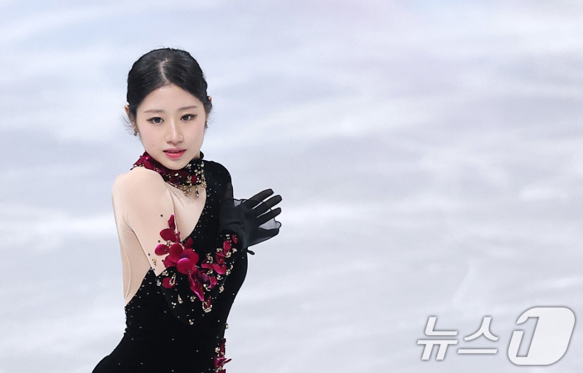 이해인이 2026 밀라노·코르티나담페초 동계 올림픽 피겨스케이팅 여자 싱글 프리스케이팅 연기를 시작하고 있다. /사진=뉴스1