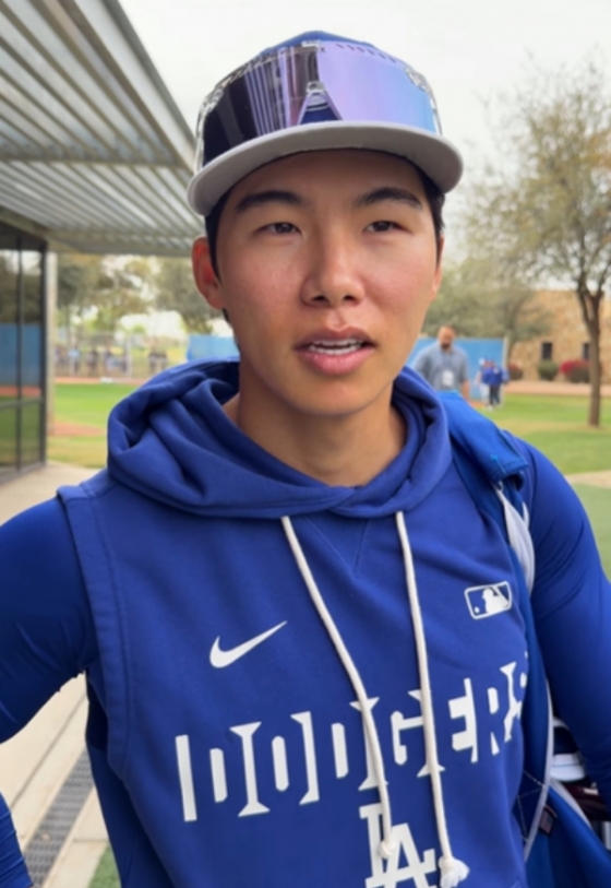 LA 다저스 김혜성. /사진=LA 다저스 공식 SNS 갈무리