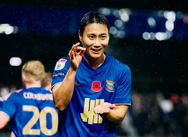 백승호. /사진=버밍엄시티 공식 SNS