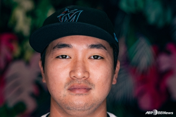 2025시즌 개막을 앞두고 마이애미 소속으로 찍은 고우석의 프로필 사진. /AFPBBNews=뉴스1