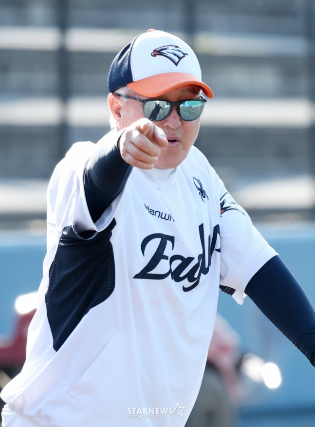 한화 김경문 감독. /사진=김진경 대기자