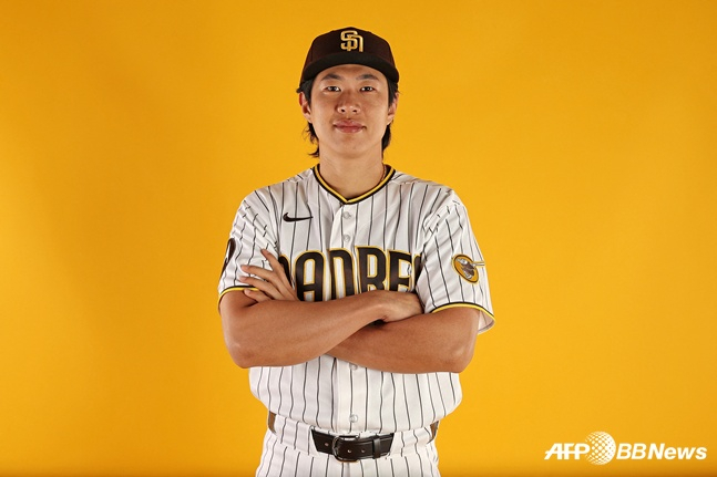포스팅을 통해 샌디에이고와 계약을 맺은 송성문. /AFPBBNews=뉴스1