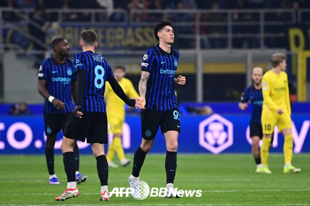 인터밀란 선수들. /AFPBBNews=뉴스1