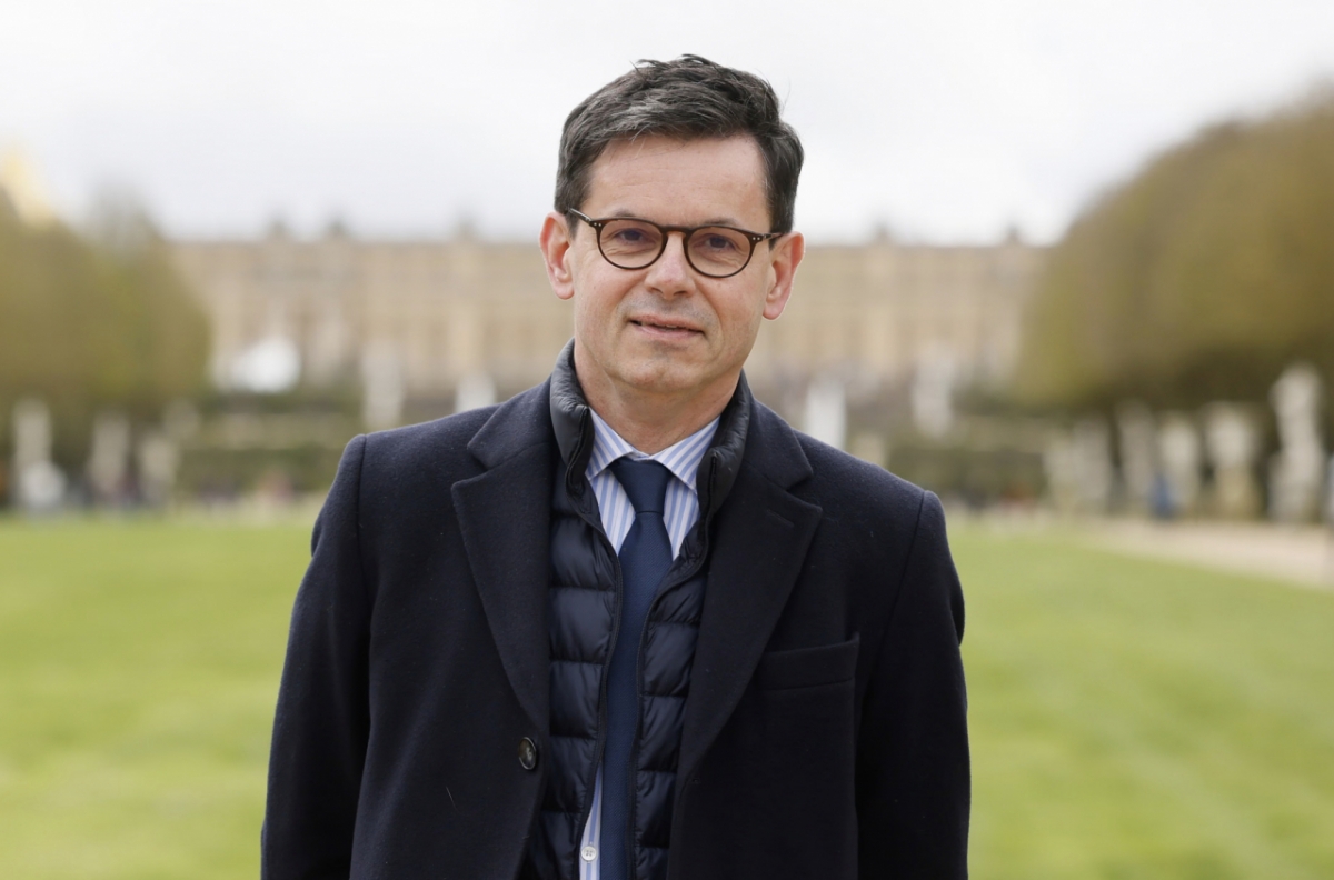 25일(현지시간) 프랑스 루브르 박물관의 신임 관장으로 임명된 크리스토프 르리보 베르사유 궁전 관장 /AP=뉴시스