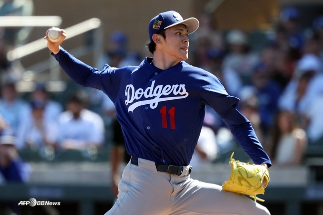 26일 선발 등판한 사사키 로키. /AFPBBNews=뉴스1