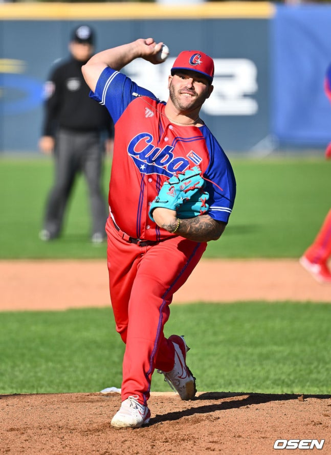 2024년 10월 울산Fall리그에도 나섰던 파드론의 모습.