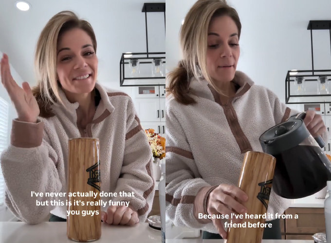 호텔 커피머신으로 더러운 속옷을 세탁하는 팁을 공유한 피트니스 코치 겸 인플루언서 타라 우드콕스가 거센 비판을 받았다. 논란이 일자 우드콕스는 지난 23일 자신의 인스타그램을 통해 "실제로 그 방법을 쓴 적은 없다"며 "승무원인 친구가 몇 년 전 알려준 것"이라고 해명했다. /사진=타라 우드콕스 인스타그램