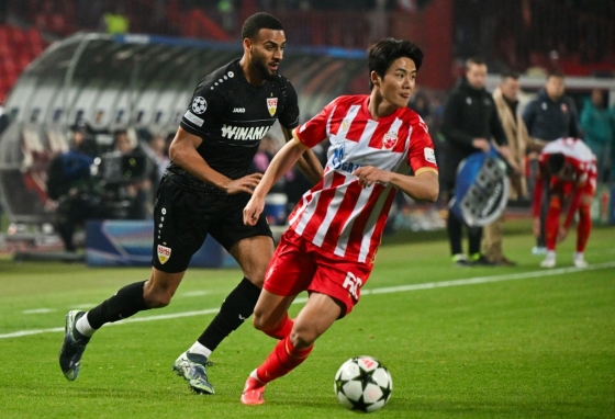 FK 츠르베나 즈베즈다 설영우. /AFPBBNews=뉴스1