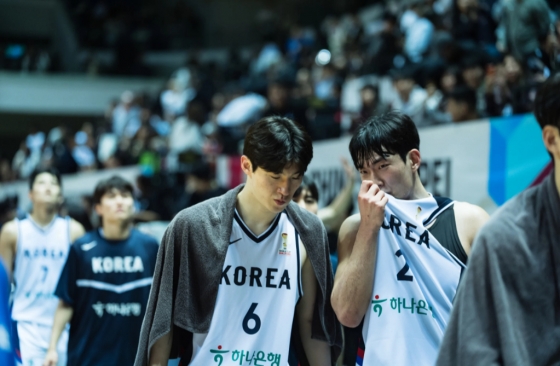 한국 농구 대표팀 선수단. /사진=FIBA 공식 홈페이지