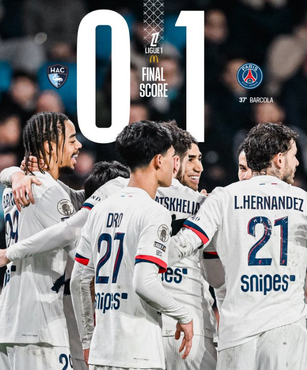 /사진=PSG 공식 SNS 갈무리