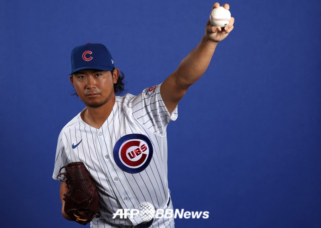 시카고 컵스의 일본인 투수 이마나가 쇼타. /AFPBBNews=뉴스1
