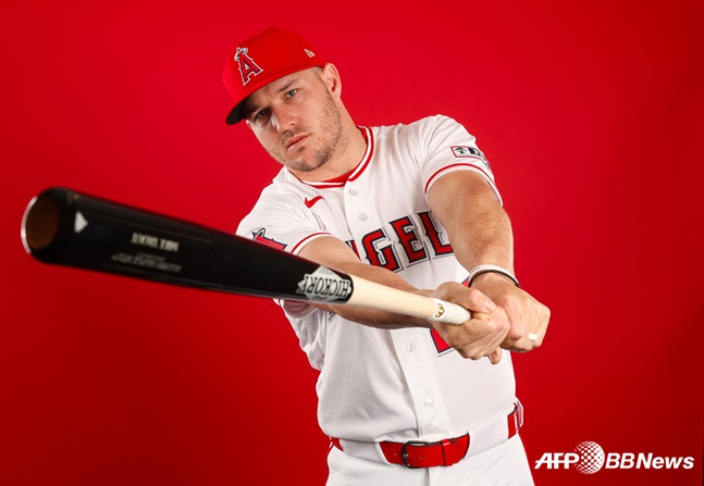 LA 에인절스 마이크 트라웃. /AFPBBNews=뉴스1