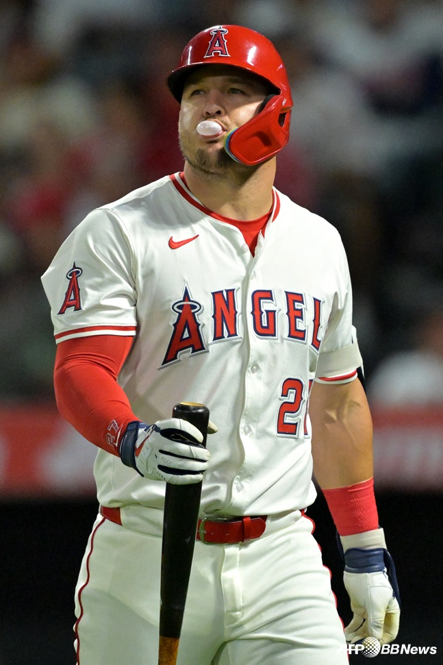 LA 에인절스 마이크 트라웃. /AFPBBNews=뉴스1